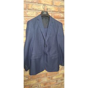 Vintage Souyide 80% Wool 2pc Suit- Mens S- 36" Jacket & 30" Waist- Excellent!